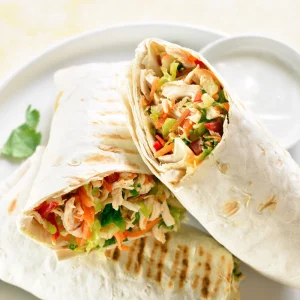 Wrap kipgehakt menu